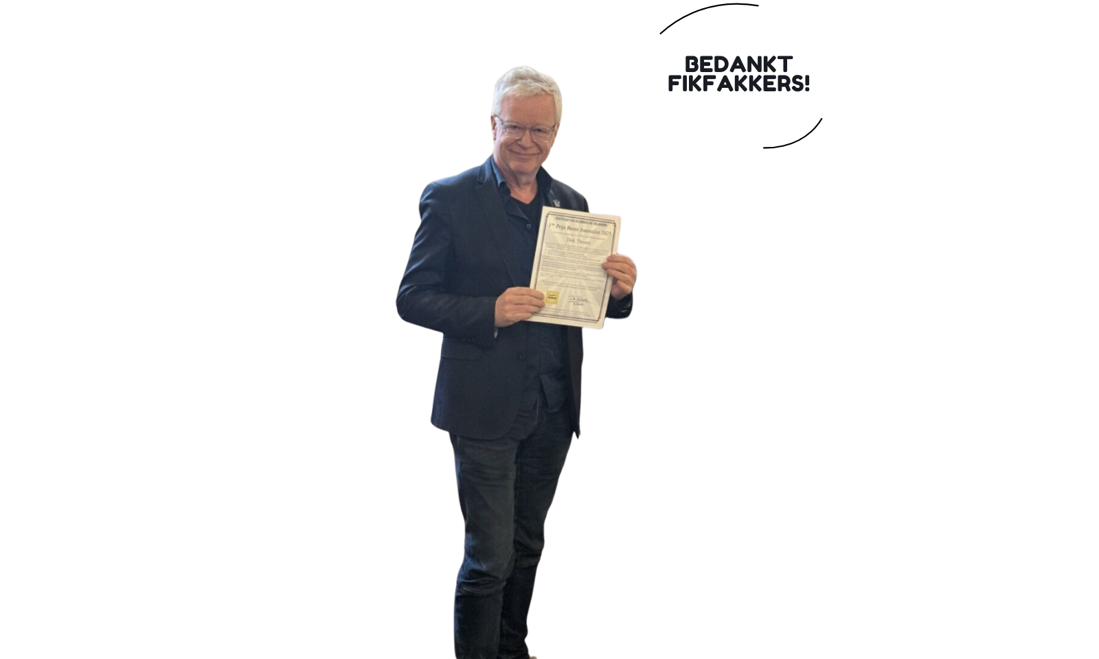 Dirk Theuns - Winnaar Beste Journalist 2025